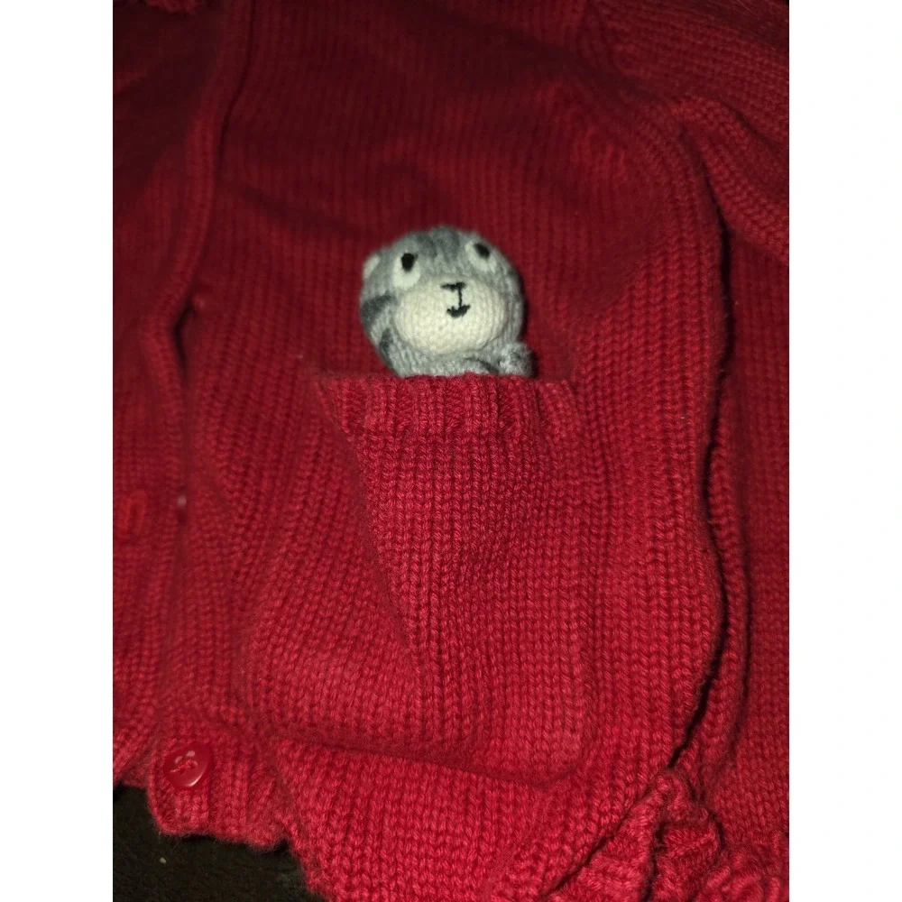 Gymboree vintage tiger love pocket pal sweater size 3t
